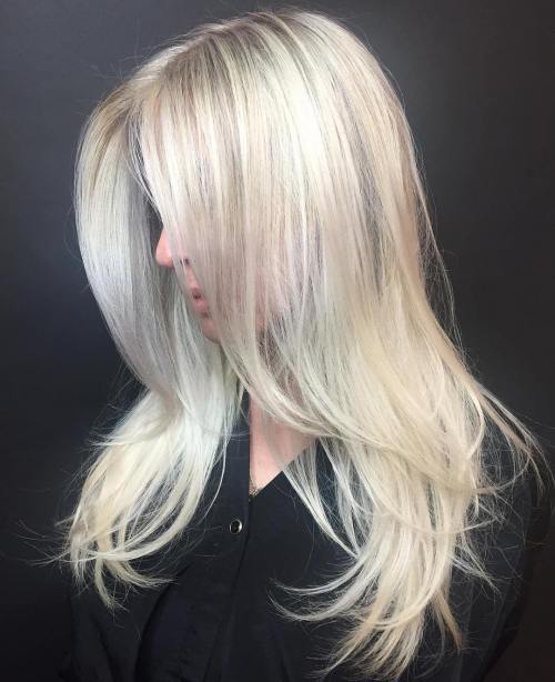 40 stilvolle Frisuren für lange blonde Haare  