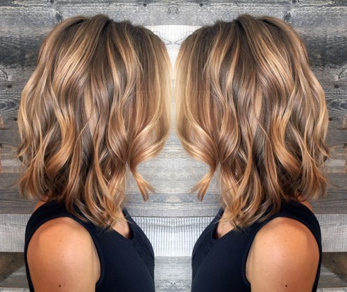 50 Ideen für hellbraunes Haar mit Highlights und Lowlights  