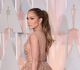 Einfache lange Frisuren: Jennifer Lopez Glam Pferdeschwanz  