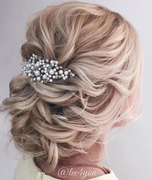 40 schicke Hochzeit Haarhochsteckfrisuren für elegante Bräute  