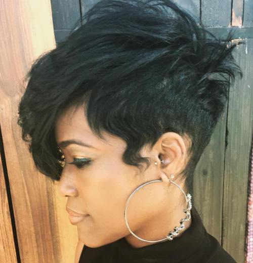 60 große kurze Frisuren für schwarze Frauen  