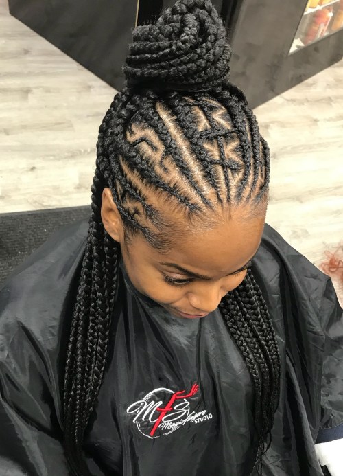 20 Super Hot Cornrow Braid Frisuren  