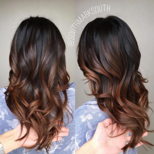 60 schokoladenbraune Haarfarbe Ideen für Brunettes  