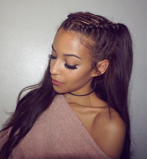 Korsett Braid Hair Trend ist das Beste für Party-Saison  