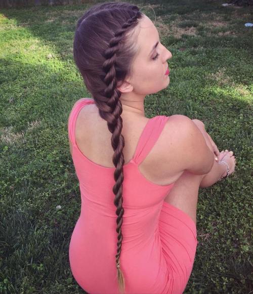 20 inspirierende Ideen für Seil Braid Frisuren  