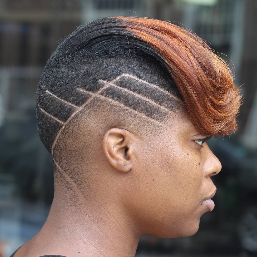 20 Undercut Haar Tattoo Ideen für Mädchen  