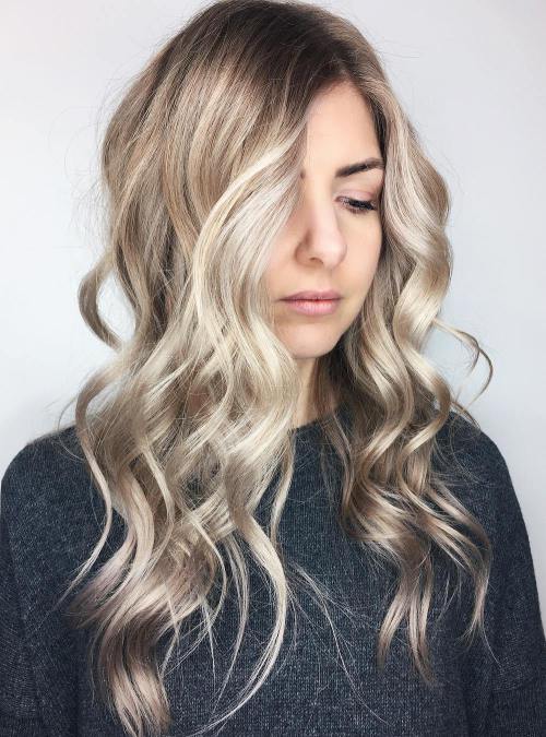 40 stilvolle Frisuren für lange blonde Haare  