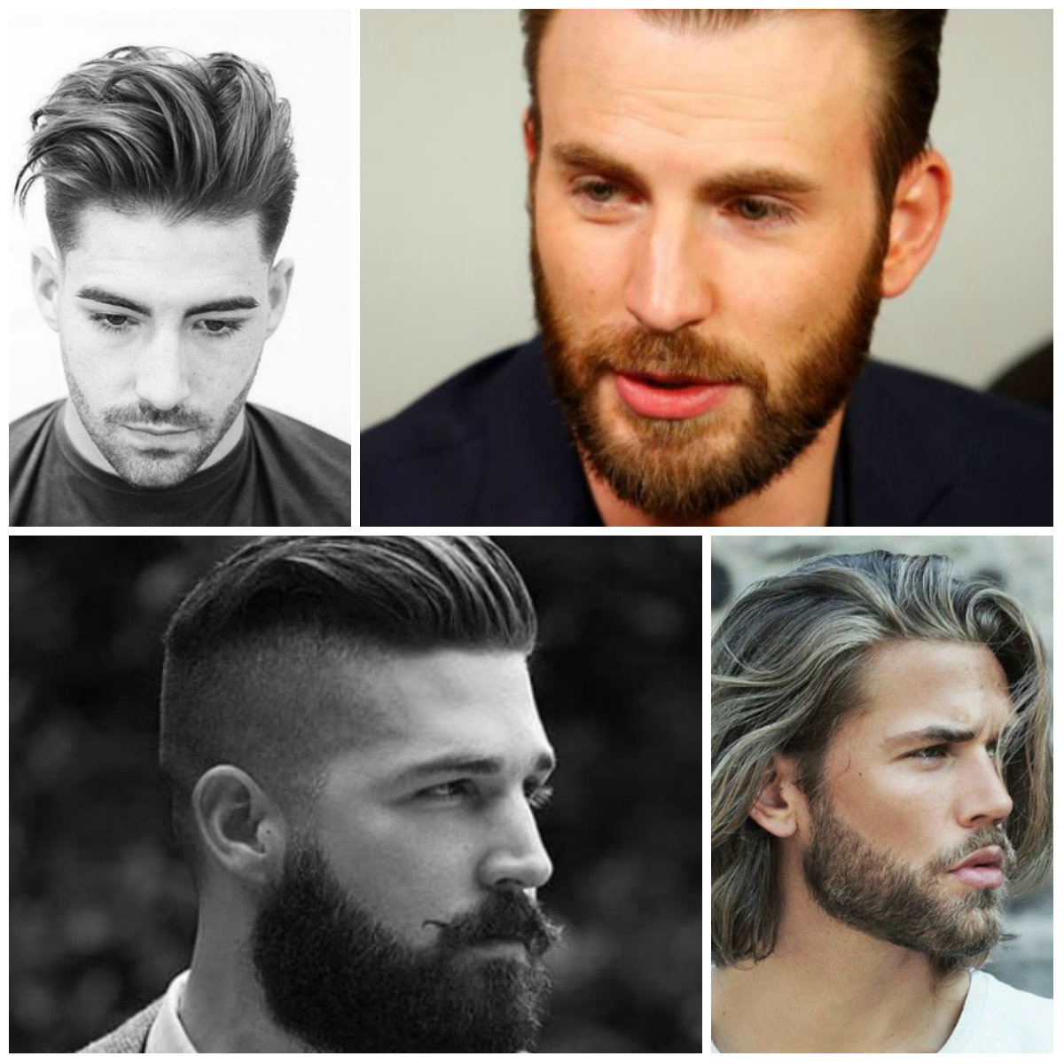 Top Frisuren für Männer mit Bart 