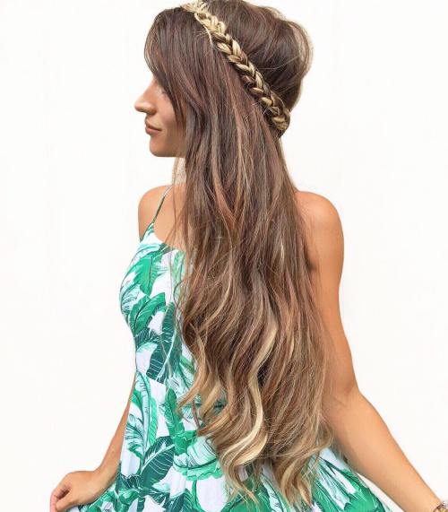 60 Breezy Crown Braid Frisuren für den Sommer  