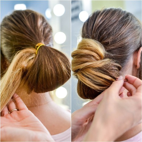 Wie man einen Chic Chignon in 6 einfachen Schritten macht  