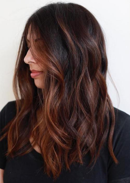 60 schokoladenbraune Haarfarbe Ideen für Brunettes  