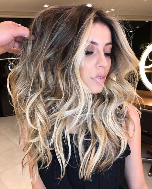 50 Ideen für hellbraunes Haar mit Highlights und Lowlights  