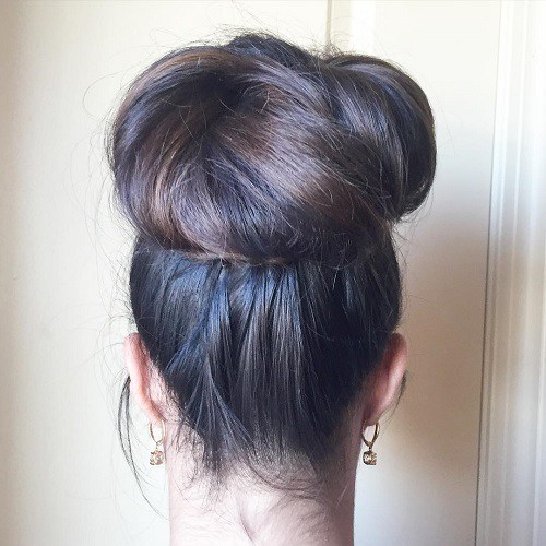 35 einfache und hübsche Top Knot Frisuren  