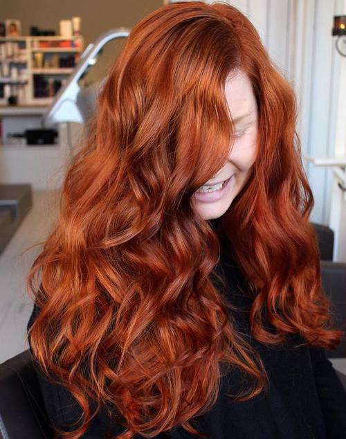 Schatten des roten Haares - 40 rote Haar-Farbideen für 2018  