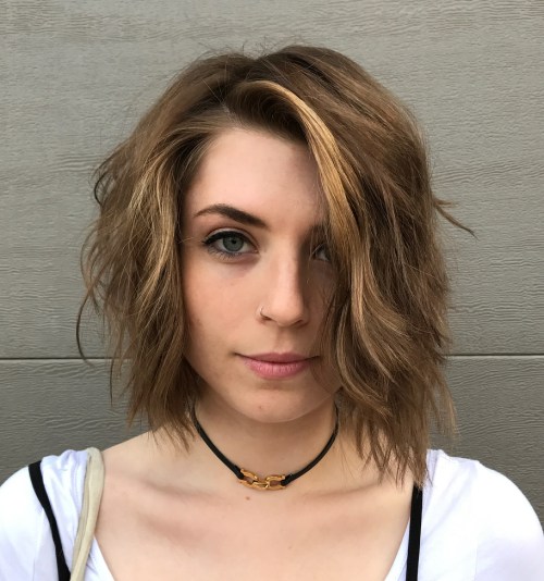 50 Super Cute Looks mit kurzen Frisuren für runde Gesichter  