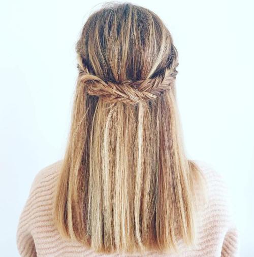 50 Half Updos für Ihre perfekte Alltags- und Party-Looks  