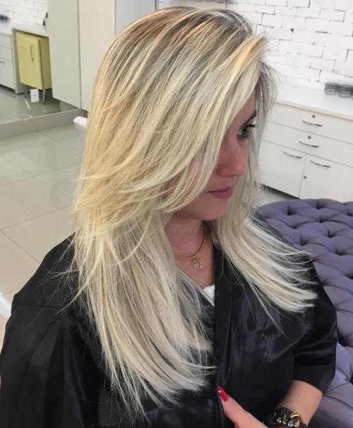 40 stilvolle Frisuren für lange blonde Haare  