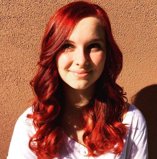 Schatten des roten Haares - 40 rote Haar-Farbideen für 2018 