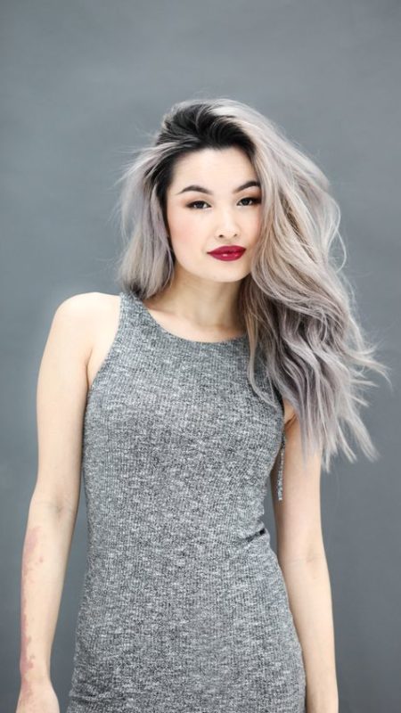 15 wunderschöne und lustige graue Ombre Frisuren  