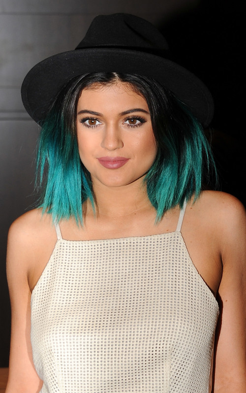 Kylie Jenners grüne Haarfarbe Ideen für Neu 