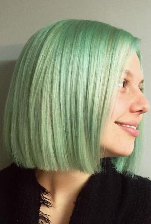 20 Mint Green Frisuren, die total erstaunlich sind  