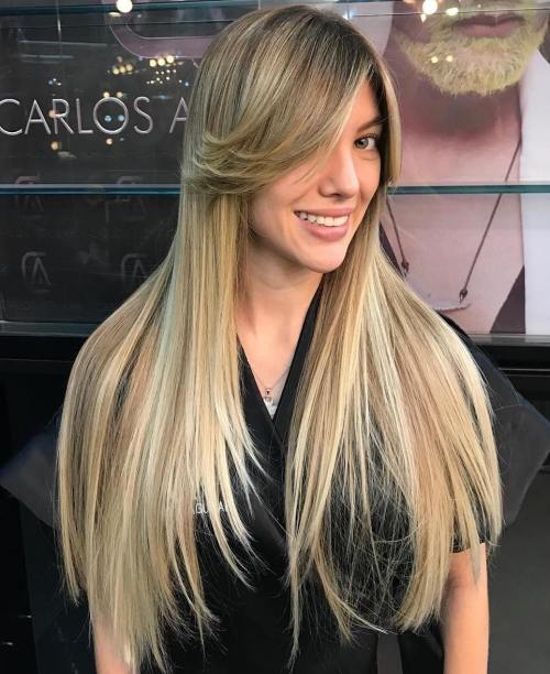 40 stilvolle Frisuren für lange blonde Haare  