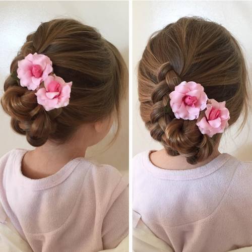 20 makellose Blumenmädchen Frisuren  