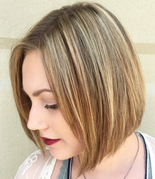 60 schöne und bequeme mittlere Bob Frisuren  