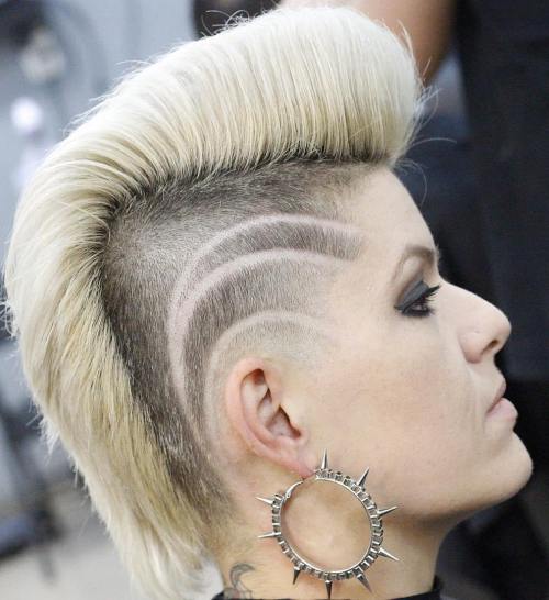 35 kurze Punk Frisuren, um Ihre Fantasie zu rocken  