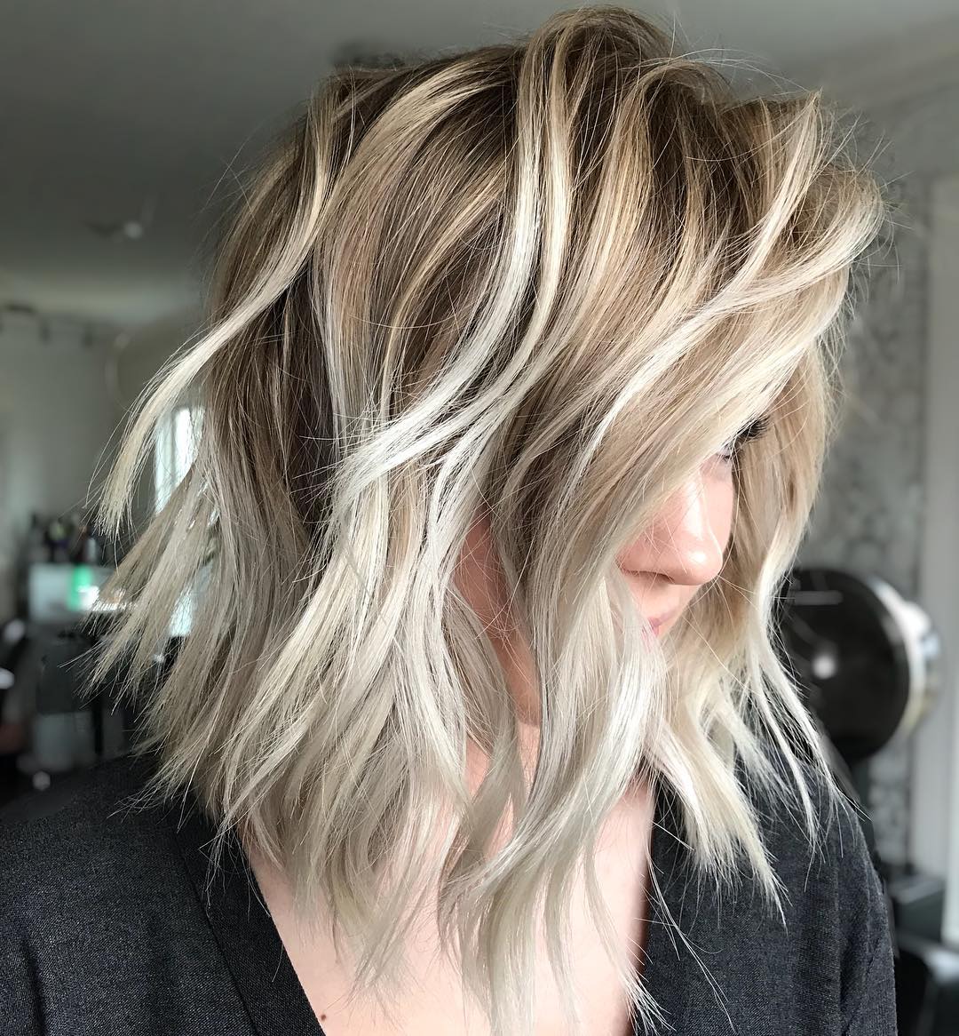 20 lange Choppy Bob Frisuren für Brünette und Blondinen  