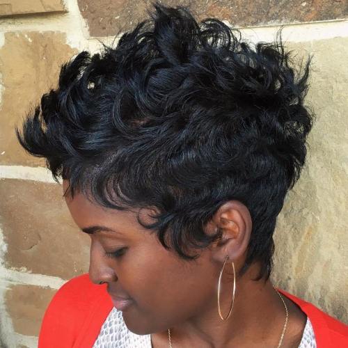 60 große kurze Frisuren für schwarze Frauen  