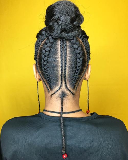 20 Super Hot Cornrow Braid Frisuren  