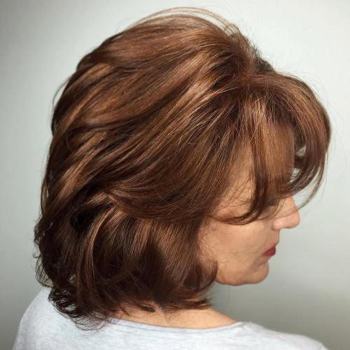 60 prominentesten Frisuren für Frauen über 40  