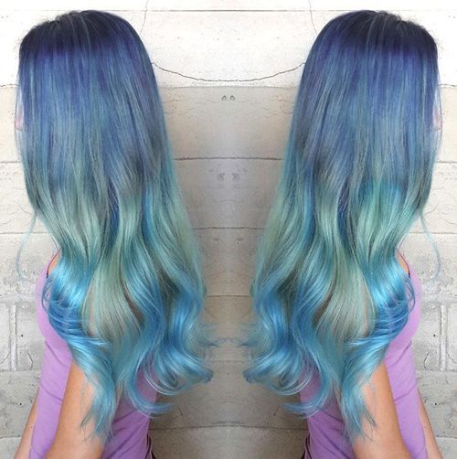 20 Pastel Blue Hair Color Ideen, die Sie versuchen müssen  