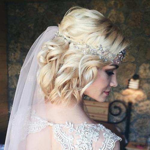 40 besten kurzen Hochzeit Frisuren, die Sie sagen lassen "Wow!"  