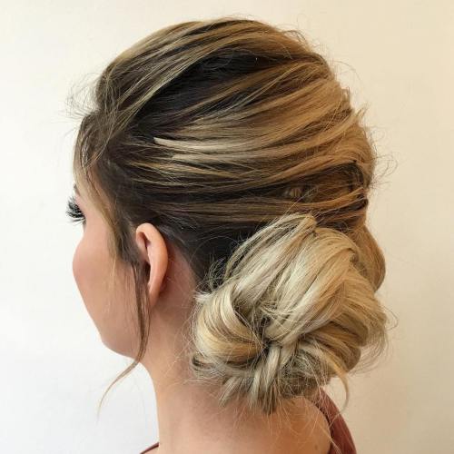 40 Lovely Low Bun Frisuren für Ihre Inspiration  