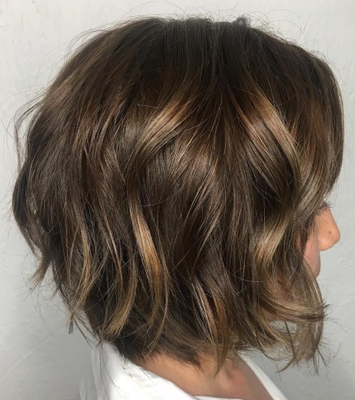 60 schöne und bequeme mittlere Bob Frisuren  