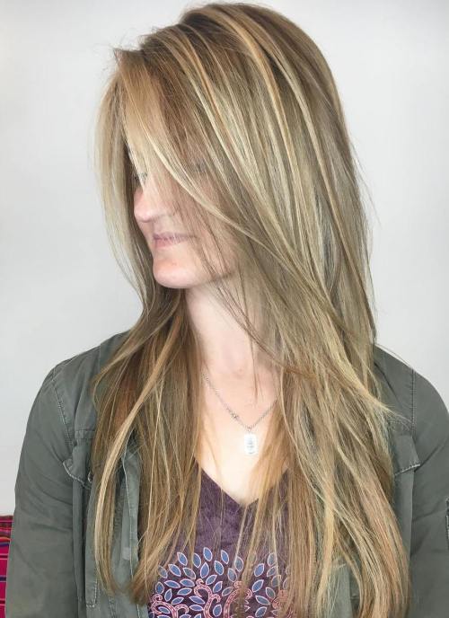 40 stilvolle Frisuren für lange blonde Haare  