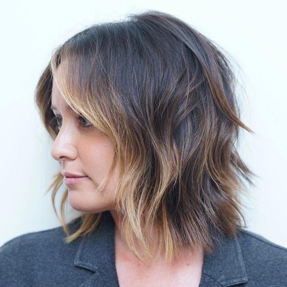 20 lange Choppy Bob Frisuren für Brünette und Blondinen  