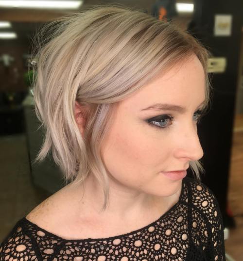 50 Super Cute Looks mit kurzen Frisuren für runde Gesichter  