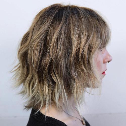 50 Beste Variationen einer mittleren Shag Haircut für Ihren unverwechselbaren Stil  