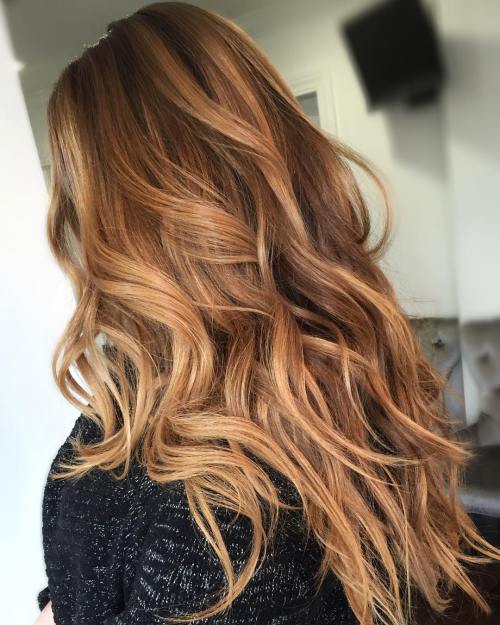 20 süße Karamell Balayage Frisuren für Brünetten und darüber hinaus  