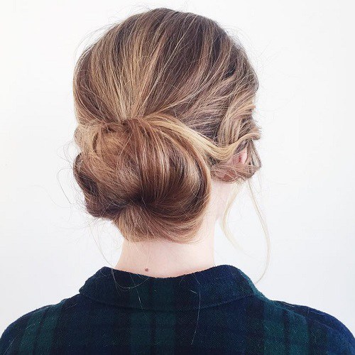 40 Lovely Low Bun Frisuren für Ihre Inspiration  