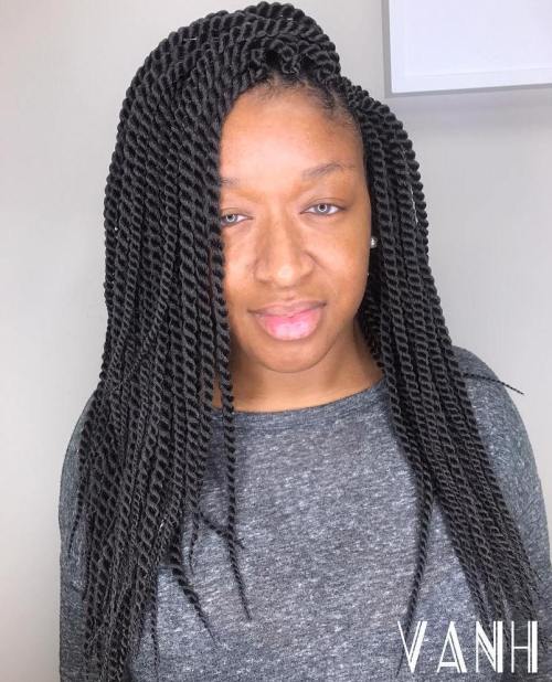 Senegalese Twists – 60 Ways to Turn Heads Quickly  