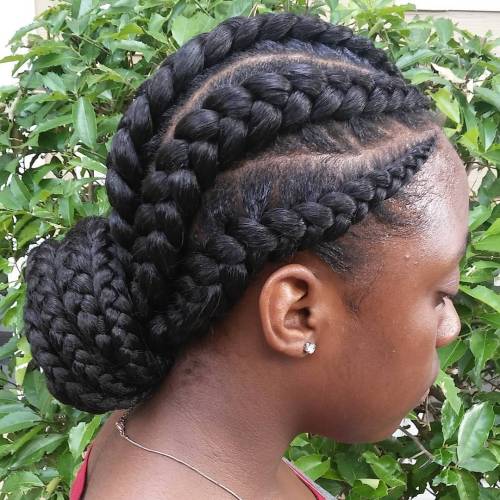 20 total wunderschöne Ghana Zöpfe für eine komplizierte Frisur  