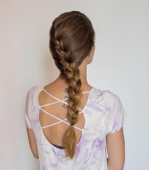 15 einfache lose französische Braid Frisuren  