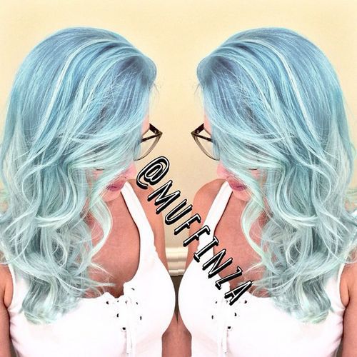 20 Pastel Blue Hair Color Ideen, die Sie versuchen müssen  