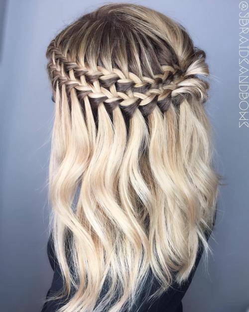 40 fließende Wasserfall Braid Styles  