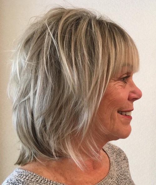 20 Shaggy Frisuren für Frauen mit feinem Haar über 50  