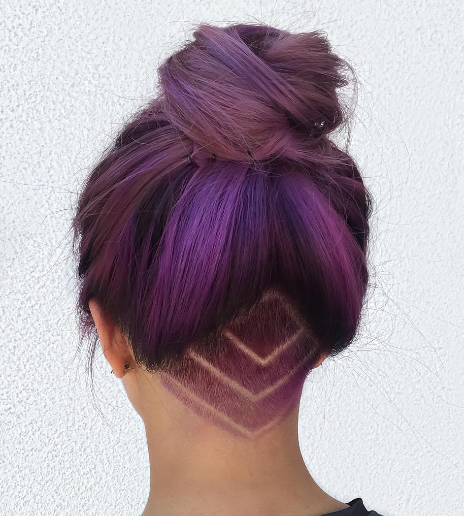 20 Undercut Haar Tattoo Ideen für Mädchen  